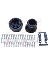 uP Series, 37 Pin Plug Kit (Circular Black) - A